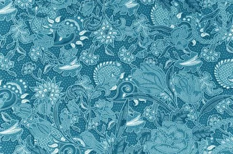 Traditional batik sarong pattern. 스톡 사진