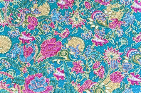 Traditional batik sarong pattern. 스톡 사진