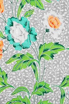Traditional batik sarong pattern. Stock Photos