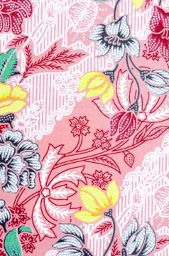 Traditional batik sarong pattern. 스톡 사진