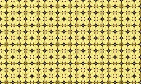 Traditional Batik style seamless pattern Stock Illustration