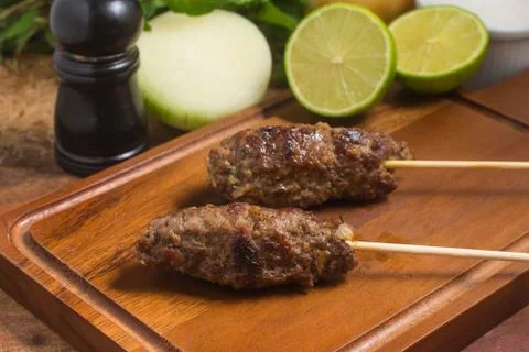Traditional Beef Kafta Stock Photos