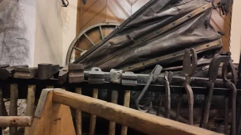 Traditional Blacksmith Equipment 库存影片 335008685
