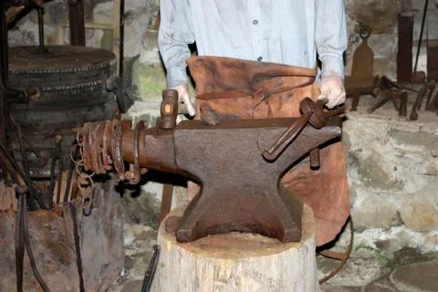 Traditional Blacksmith. Stock Photos