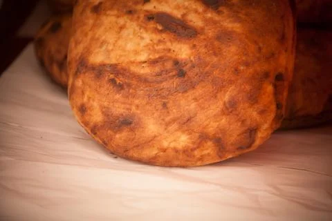 Traditional bread close-up Stock Photos