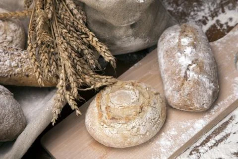 Traditional bread Stock Photos