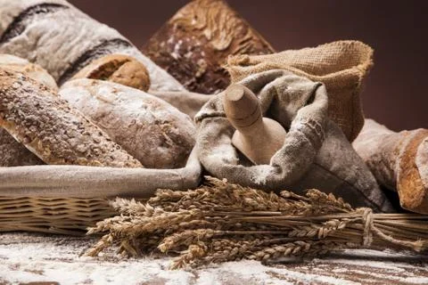 Traditional bread Stock Photos