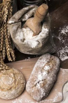 Traditional bread Stock Photos