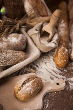 Traditional bread Stock Photos