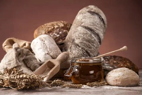 Traditional bread Stock Photos