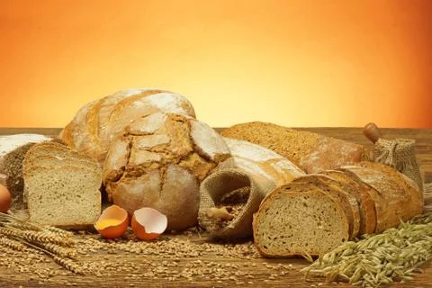 Traditional bread Stock Photos