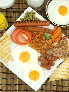 Traditional breakfast Stock Photos