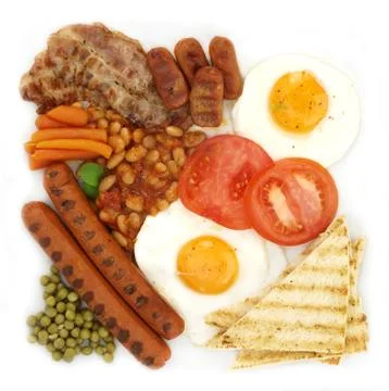 Traditional breakfast Stock Photos