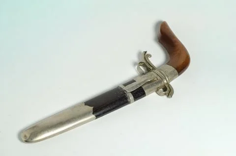 Traditional Bugis Gecong dagger Stock Photos