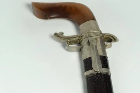 Traditional Bugis Gecong dagger Stock Photos