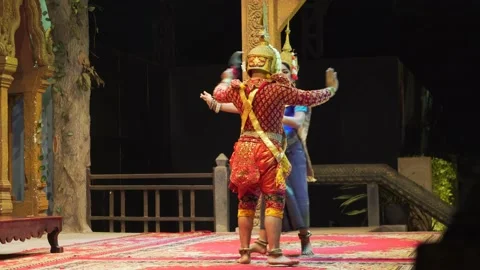 Traditional Cambodian Dance Stock Footage 209210941