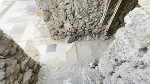Traditional Ceiling of Kulthum ibn al-Hadm House Vídeo Stock 339035016