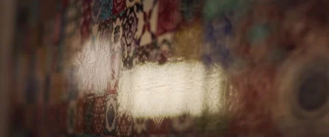 Traditional ceramic tiles patterns Stock Footage 151358776