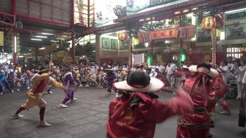 Traditional Chinese dance performance Video stock 302217760