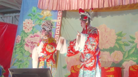 Traditional Chinese Opera Stock Footage 170756563