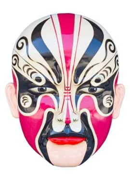 Traditional chinese opera mask Stock Photos