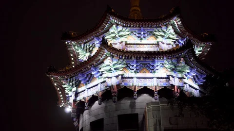 Traditional Chinese Rooftop Stock-Footage 114083333