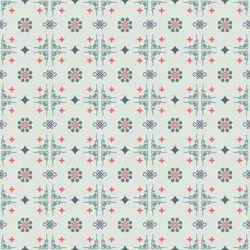 Traditional Chinese seamless pattern for your design. Geometric pattern Stock Illustration