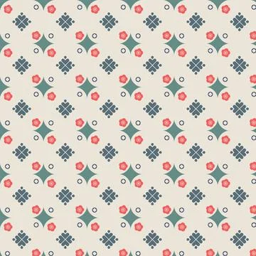 Traditional Chinese seamless pattern for your design. Geometric pattern Stock Illustration