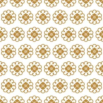 Traditional chinese vector seamless patterns for new year greeting card. Stock Illustration