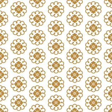 Traditional chinese vector seamless patterns for new year greeting card. Stock Illustration