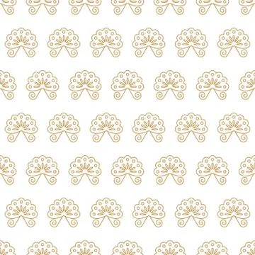 Traditional chinese vector seamless patterns for new year greeting card. Stock-Illustration