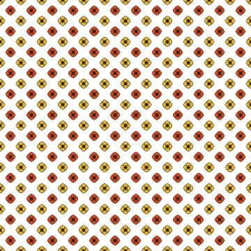 Traditional chinese vector seamless patterns with small flowers. Stock Illustration