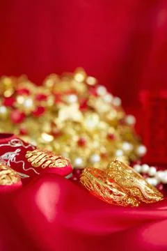  Traditional Chinese wedding elements Beijing China Copyright: xLianxFeix ... 스톡 사진