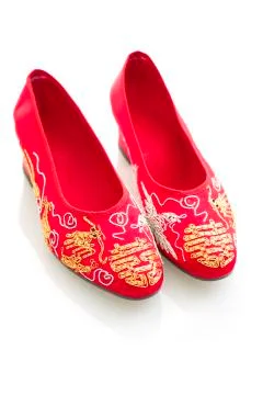 Traditional Chinese wedding elements Foto stock