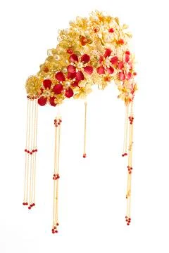 Traditional Chinese wedding elements Stock Photos
