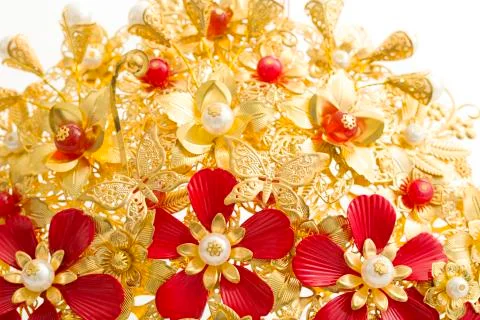 Traditional Chinese wedding elements 写真素材