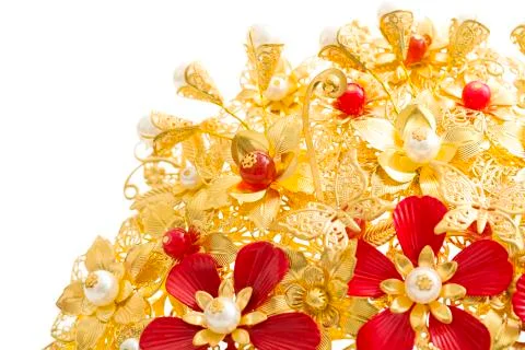 Traditional Chinese wedding elements Stock-Fotos