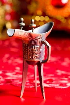 Traditional Chinese wedding elements Foto stock