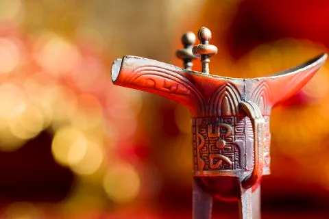 Traditional Chinese wedding elements Foto stock