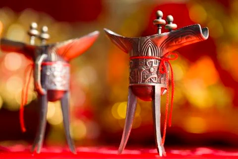 Traditional Chinese wedding elements 写真素材