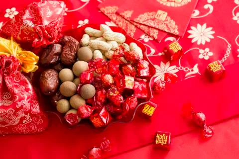 Traditional Chinese wedding elements 写真素材
