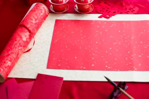 Traditional Chinese wedding elements 写真素材
