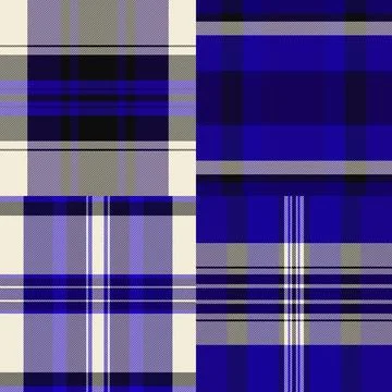 Traditional Christmas plaid bundle referencing classic motifs. Timeless tarta Stock Illustration