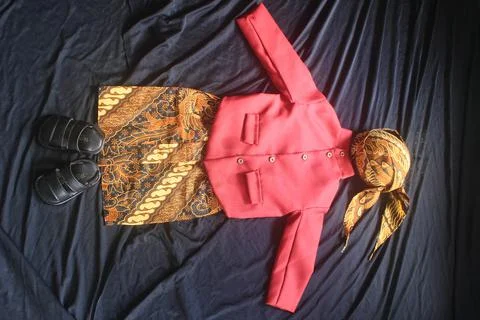 Traditional clothing from Central Java Indonesia Stock Photos