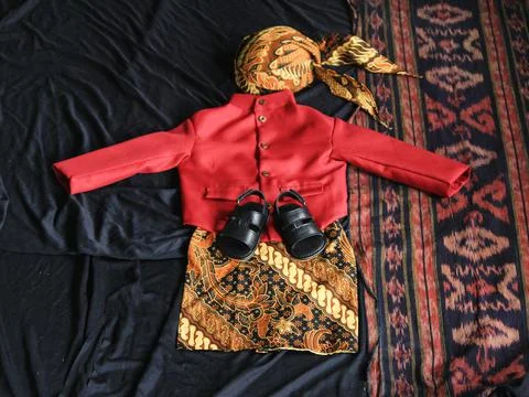 Traditional clothing from Central Java Indonesia Foto stock