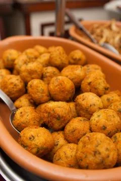 Traditional Cod cake Stock Photos