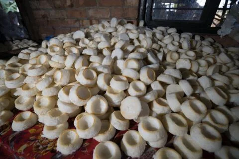 Traditional corn bread Stock Photos