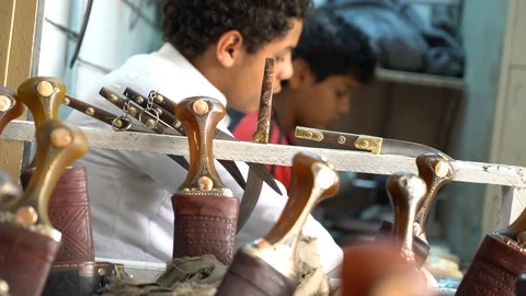 Traditional daggers Stock-Footage 112777736