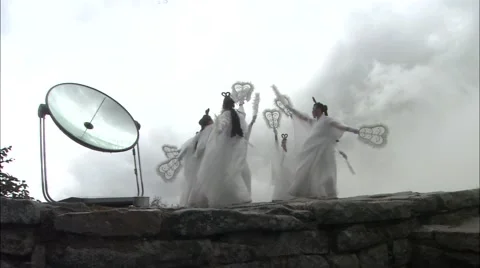 Traditional dance of Korea Stock Footage 64980154