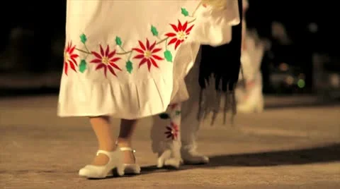 Traditional Dance of Mexico Stock Footage